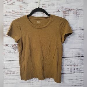 Madewell XS Brown Short Sleeve Tee